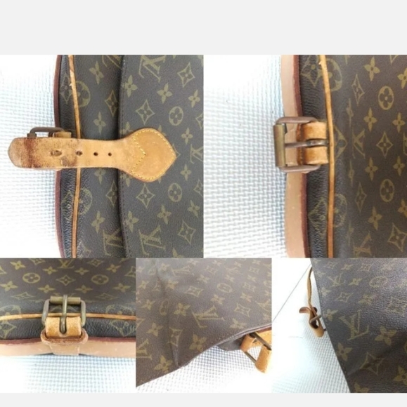 Louis Vuitton Cartouchiere MM Monogram Crossbody Brown Gold Zip Bag - Picture 13 of 16